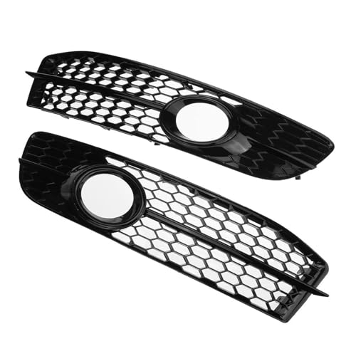 Kühlergrill Vorne Für A6 Für C6 Für S-Line Für S-Facelift 2008 2009 2010 2011 Grillabdeckung Paar Auto Frontstoßstange Nebelscheinwerfer Kühlergrill Frontgrill Rahmen(With Black) von HGPVPKZAZD