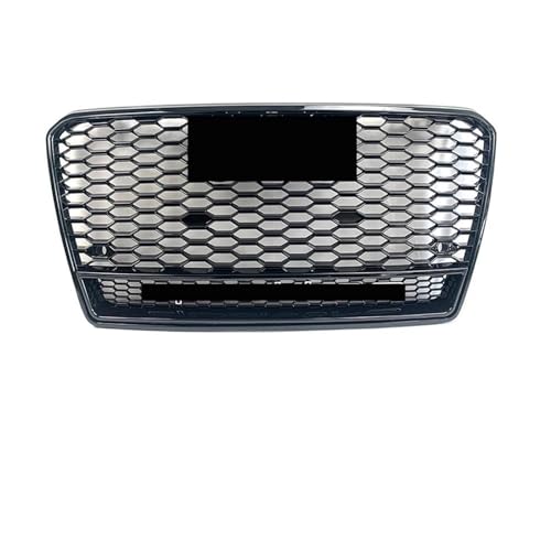 Kühlergrill Vorne Für A7 Für S7 4G 2010-2014 Für RS7 Style Für Quattro Alle Glänzend Schwarzen Kühlergrills Frontstoßstange Racing Grills Frontgrill Rahmen(All Glossy Black) von HGPVPKZAZD