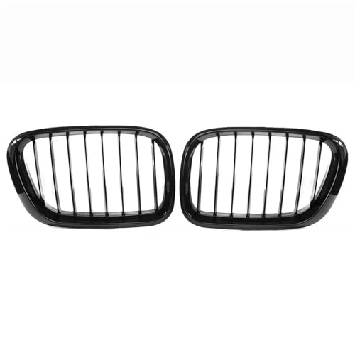 Kühlergrill Vorne Für E53 Für X5 1999 2000 2001 2002 2003 Auto Styling Front Gloss Black Gitter Haube Grill Frontgrill Rahmen(Single Line) von HGPVPKZAZD