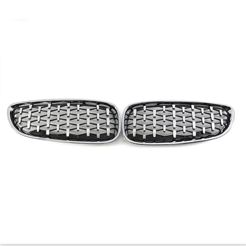 Kühlergrill Vorne Für E89 Für Z4 2009 2010 2011 2012 2013 2014 2015 2016 Kühlergrill Auto Front Mesh Grill Frontgrill Rahmen(Silver) von HGPVPKZAZD