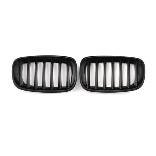 Kühlergrill Vorne Für X5 Für X6 Für E70 Für E71 2007-2013 Paar Mattschwarzer Grill Auto-Fronthaubengitter Renngrill-Zubehör Frontgrill Rahmen von HGPVPKZAZD