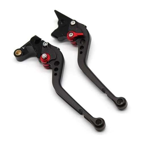 Kupplungs Bremshebel 2020 2021 Kurze/Lange Bremse Kupplung Hebel Für Suzuki Für GSXR150 Für GSXR125 Für GSXS150 Motorrad Zubehör Motorrad Hebel Bremshebel(Long black) von HGPVPKZAZD