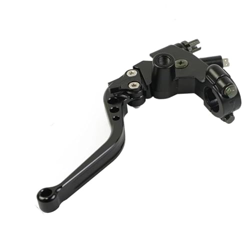 Kupplungs Bremshebel 22" Mm 7/8" Hebel Motorrad Linker Hebel Kupplungskabel Linie 22 Mm Motorrad Hebel Bremshebel(Black Longer) von HGPVPKZAZD