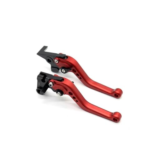 Kupplungs Bremshebel Bremskupplungshebel Für Cb600f Für Cb900f Für Hornet Für Cbr900rr Für Cbr600 F Für Cbf600 N Motorrad Einstellbar Motorrad Hebel Bremshebel(Red) von HGPVPKZAZD