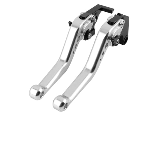 Kupplungs Bremshebel Für CBR650R 2019 2020 2021 2022 2023 2024 Motorradzubehör 6 Einstellbare Getriebe-Kurzbremskupplungshebelgriffe(Grey) von HGPVPKZAZD