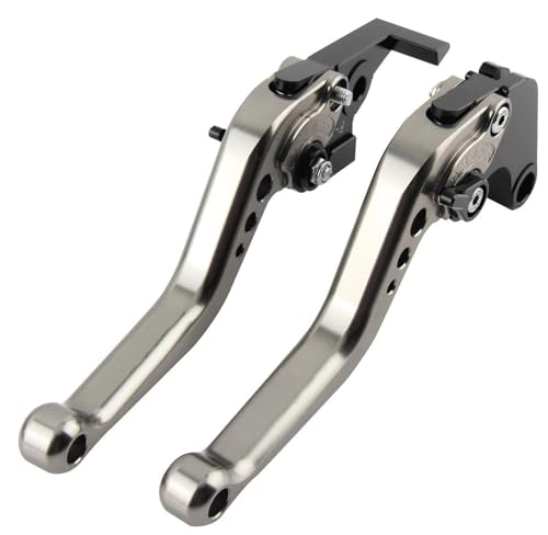 Kupplungs Bremshebel Für CBR650R Für CBR 650R Für CBR 650 R 2019 2020 2021 2022 2023 2024 6 Einstellbare Getriebe Kurze Bremskupplungshebelgriffe(Grey) von HGPVPKZAZD