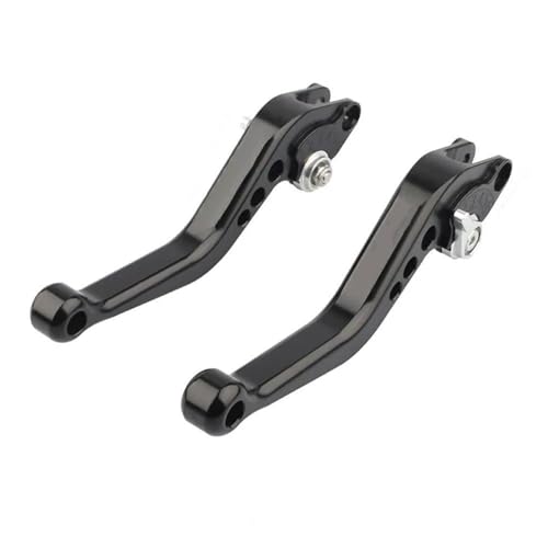 Kupplungs Bremshebel Für Dorsoduro 900 2017-2022 Für Dorsoduro 750 2008-2016 Kurze Bremskupplungshebel Teile Verstellbarer Griffsatz Motorrad Hebel Bremshebel(A-Black with Silver) von HGPVPKZAZD
