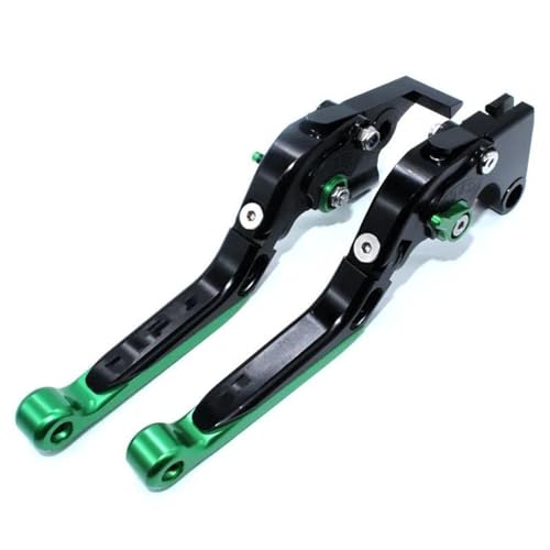 Kupplungs Bremshebel Für Für YZF R3 Für YZFR3 Für YZF-R3 2015–2019, Verstellbare, Zusammenklappbare, Ausziehbare Bremskupplungshebel Motorrad Hebel Bremshebel(Half green) von HGPVPKZAZD