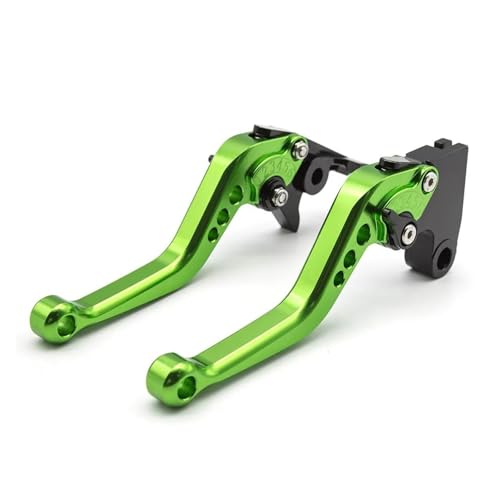 Kupplungs Bremshebel Für Geschwindigkeit 400 Für Scrambler 400X 2023 2024 Kurze Lange Motorrad Einstellbare Bremse Kupplung Hebel Zubehör(147mm Green) von HGPVPKZAZD