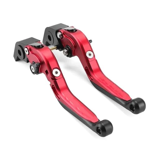 Kupplungs Bremshebel Für Multistrada Für V4 Für S Für Rally Für V4S 2021 2022 2023 Klapp Kupplung Bremshebel Einstellbare Ausziehbare Griffe(Red) von HGPVPKZAZD