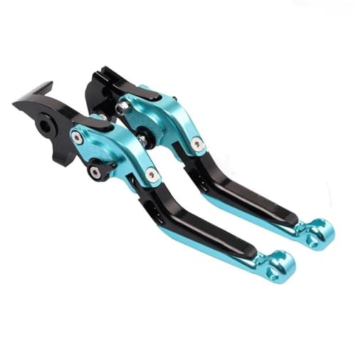 Kupplungs Bremshebel Für SVARTPILEN 701 Für Supermoto Für Enduro Für SVARTPILEN701 2017-2020 2021 2022 Klappbare Ausziehbare Bremskupplungshebel(A-Cyan) von HGPVPKZAZD