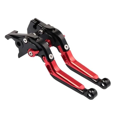 Kupplungs Bremshebel Für SVARTPILEN 701 Für Supermoto Für Enduro Für SVARTPILEN701 2017-2020 2021 2022 Klappbare Ausziehbare Bremskupplungshebel(C-Red) von HGPVPKZAZD