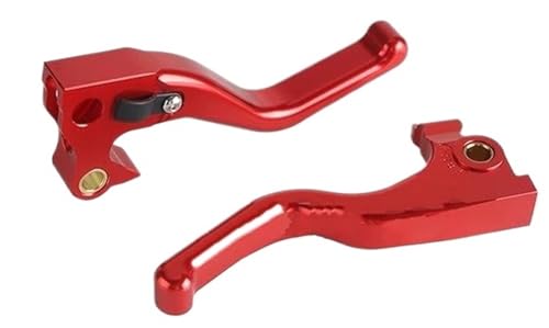 Kupplungs Bremshebel Für Sportster Für XL 883 1200 48 72 Für Eisen 2014-2017 2018 2019 2020 2021 2022 Kurze Bremse Kupplung Hand Control Hebel Motorrad Hebel Bremshebel(3-Finger Red) von HGPVPKZAZD