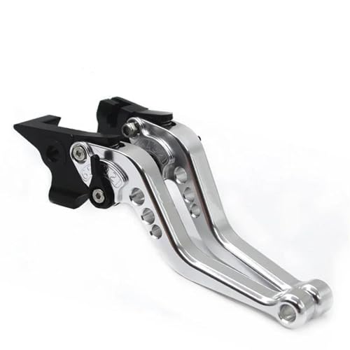 Kupplungs Bremshebel Für Suzuki Für Gsx 1300r Für Gsx1300r Für Hayabusa 2008-2017 Motorrad Zubehör Kurze Bremse Kupplung Hebel Motorrad Hebel Bremshebel(Silver) von HGPVPKZAZD