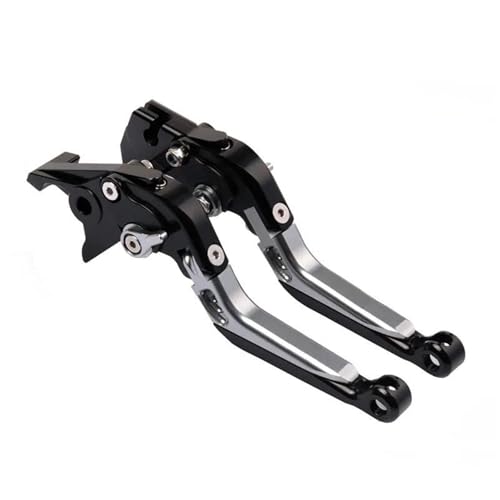 Kupplungs Bremshebel Für TENERE700 Für TENERE 700 900 Für Tenere 900 2019 2020 2021 2022 Motorrad Klapp Ausziehbarer Bremskupplungshebel Motorrad Hebel Bremshebel(C-Silver) von HGPVPKZAZD