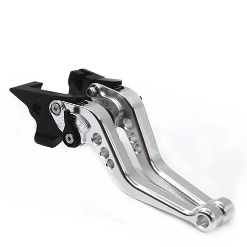 Kupplungs Bremshebel Für TL1000R Für TL 1000 R 1998-2003 Motorradzubehör Kurze Bremskupplungshebel(Silver) von HGPVPKZAZD