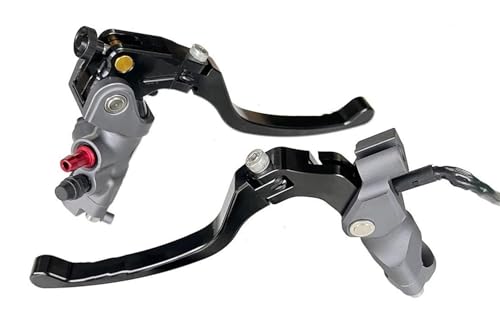 Kupplungs Bremshebel Für XADV 750 Für X-ADV 750 22 Mm Griff 17,5 RCS 19 RCS Radial Montage Bremse Kupplung Hauptzylinder Barch Kupplung Motorrad Hebel Bremshebel(17.5RCS Grey 1 pair) von HGPVPKZAZD