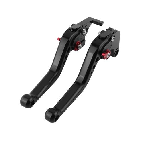 Kupplungs Bremshebel Für XADV350 Für XADV750 Für X-ADV350 Für X-ADV750 2017-2022 2023 Motorrad Kurze Bremse Kupplung Hebel Griffe Motorrad Hebel Bremshebel(Black and red) von HGPVPKZAZD