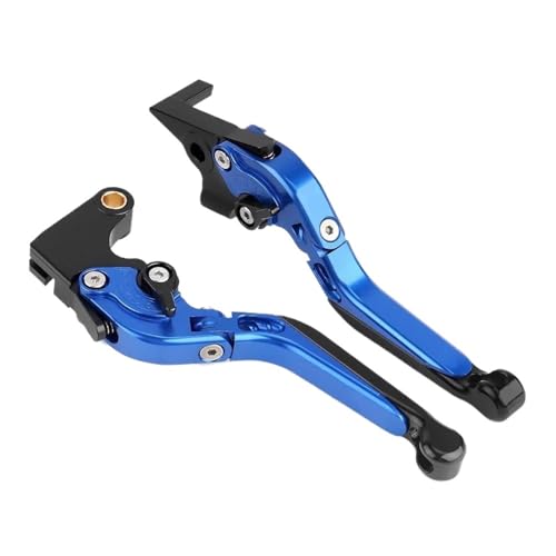 Kupplungs Bremshebel Für XMAX 250 Für XMAX300 Für XMAX 125 Für XMAX 400 Für X-MAX 250 300 400 2018-2022 Klappbare Ausziehbare Bremshebel Motorrad Hebel Bremshebel(Blue black) von HGPVPKZAZD