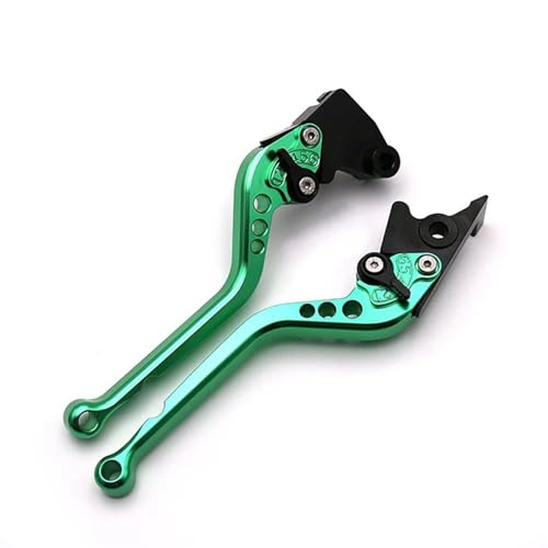Kupplungs Bremshebel Motorrad Griff Lange & Kurze Bremse Kupplung Hebel Für Suzuki Für GSXR600 Für GSXR750 Für GSXR1000 Für GSX-R 1000(Long green) von HGPVPKZAZD