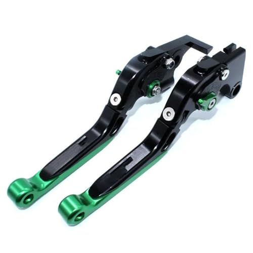 Kupplungs Bremshebel Motorrad Zubehör Für Kawasaki Für Ninja Für Zx-6r Für Zx6r Für Zx 6r Brems Griff Kupplung Hebel Griff Bar Motorrad Hebel Bremshebel(Half green) von HGPVPKZAZD
