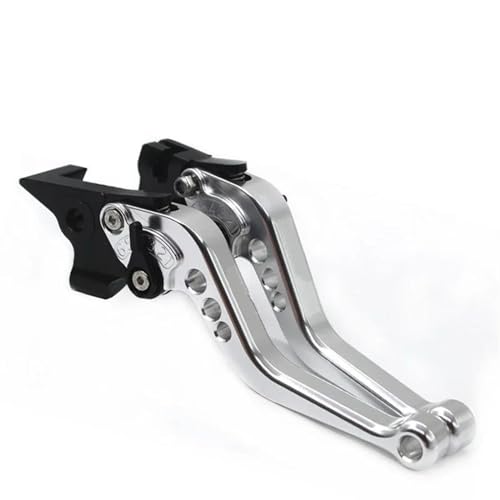 Kupplungs Bremshebel Motorradzubehör Für Für Rc390 Für Rc 390 Für 390 2014–2019 Verstellbare Bremsgriff-Kupplungshebel Motorrad Hebel Bremshebel(Silver) von HGPVPKZAZD