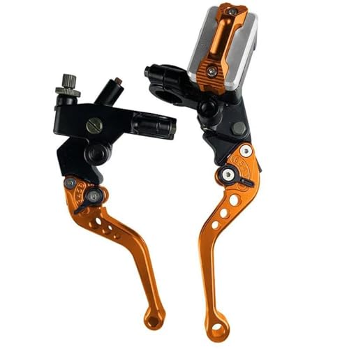 Kupplungs Bremshebel Universal Motorrad Hauptbremszylinder Hebel Kabel Kupplung Reservoir Für Roller Sport Dirt Bike 1 Paar 7/8 "22mm(Orange A) von HGPVPKZAZD