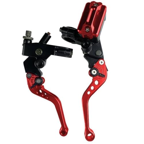 Kupplungs Bremshebel Universal Motorrad Hauptbremszylinder Hebel Kabel Kupplung Reservoir Für Roller Sport Dirt Bike 1 Paar 7/8 "22mm(Red C) von HGPVPKZAZD
