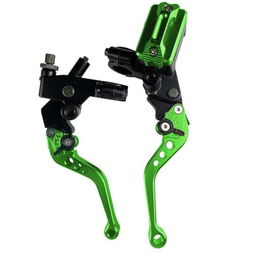 Kupplungs Bremshebel Universal Motorrad Hauptbremszylinder Hebel Kabel Kupplung Reservoir Für Roller Sport Dirt Bike Ein Paar 7/8 "22mm(Green A) von HGPVPKZAZD