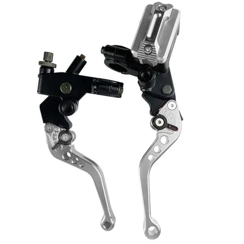 Kupplungs Bremshebel Universal Motorrad Hauptbremszylinder Hebel Kabel Kupplung Reservoir Für Roller Sport Dirt Bike Ein Paar 7/8 "22mm(Silvery A) von HGPVPKZAZD
