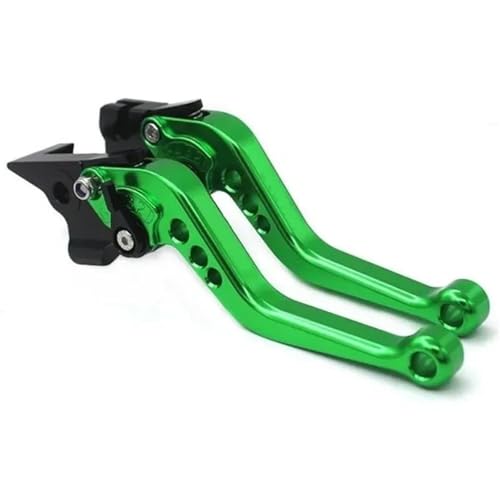 Kupplungs Bremshebel Universal Motorrad Kupplung Bremsgriff Trommel Hebel Motorrad Zubehör Modifikation Motorrad Hebel Bremshebel(Green) von HGPVPKZAZD