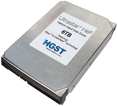 'HGST Ultrastar He6 6TB – Festplatte (Serial ATA III, 6000 GB, 8,89 cm (3.5), 7,3 W, 7,3 W, 5,3 W) (Generalüberholt) von HGST