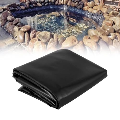 Teichfolie, 0,5 mm dick, große Fischteichfolien, Membran für Gartenpools, verstärkte, wasserdichte Landschaftsgestaltung, für Teiche, Aquakultur und Wassergärten(4*7ft) von HGSTM