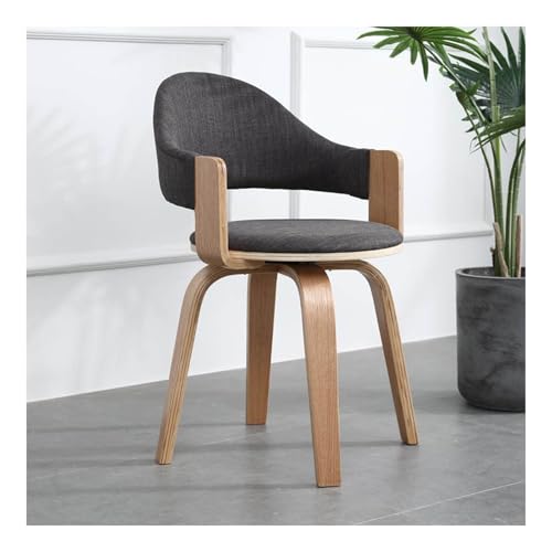 HGTRH 360° Rotating Dining Room Chair Retro, Kitchen Chairs with Wooden Frame Comfortable Fabric Padding Upholstered Chair B HGTRH 360° Rotating Dining Room Chair Retro, Kitchen Chairs with Wooden Frame Comfortable Fabric Padding Upholstered Chair B von HGTRH