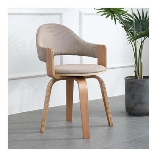 HGTRH 360° Rotating Dining Room Chair Retro, Kitchen Chairs with Wooden Frame Comfortable Fabric Padding Upholstered Chair C HGTRH 360° Rotating Dining Room Chair Retro, Kitchen Chairs with Wooden Frame Comfortable Fabric Padding Upholstered Chair C von HGTRH