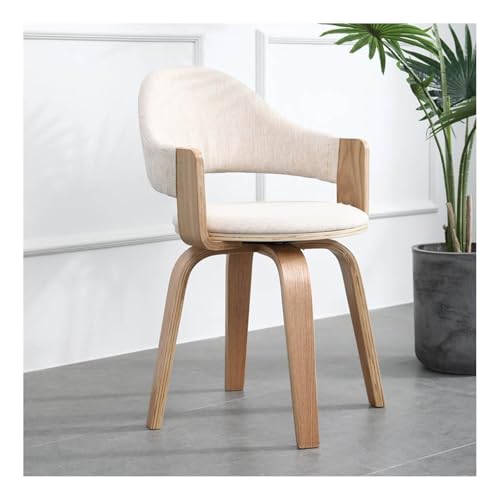 HGTRH 360° Rotating Dining Room Chair Retro, Kitchen Chairs with Wooden Frame Comfortable Fabric Padding Upholstered Chair D HGTRH 360° Rotating Dining Room Chair Retro, Kitchen Chairs with Wooden Frame Comfortable Fabric Padding Upholstered Chair D von HGTRH