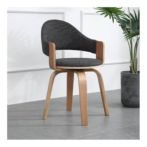 HGTRH 360° Rotating Dining Room Chair Retro, Kitchen Chairs with Wooden Frame Comfortable Fabric Padding Upholstered Chair E HGTRH 360° Rotating Dining Room Chair Retro, Kitchen Chairs with Wooden Frame Comfortable Fabric Padding Upholstered Chair E von HGTRH