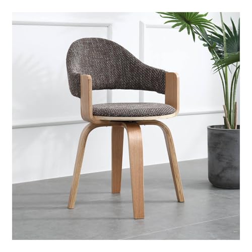 HGTRH 360° Rotating Dining Room Chair Retro, Kitchen Chairs with Wooden Frame Comfortable Fabric Padding Upholstered Chair G HGTRH 360° Rotating Dining Room Chair Retro, Kitchen Chairs with Wooden Frame Comfortable Fabric Padding Upholstered Chair G von HGTRH