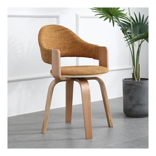 HGTRH 360° Rotating Dining Room Chair Retro, Kitchen Chairs with Wooden Frame Comfortable Fabric Padding Upholstered Chair H HGTRH 360° Rotating Dining Room Chair Retro, Kitchen Chairs with Wooden Frame Comfortable Fabric Padding Upholstered Chair H von HGTRH
