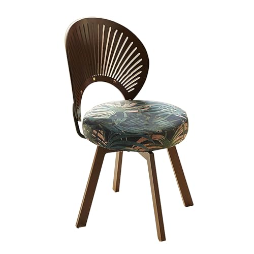 HGTRH 360° Rotating Fabric Upholstered Chair, Dining Chair with Carbon Steel Legs Wood Shell Shape Backrest Easy to Assemble 331lbs Loadings B 1pc HGTRH 360° Rotating Fabric Upholstered Chair, Dining Chair with Carbon Steel Legs Wood Shell Shape Backrest Easy to Assemble 331lbs Loadings B 1pc von HGTRH