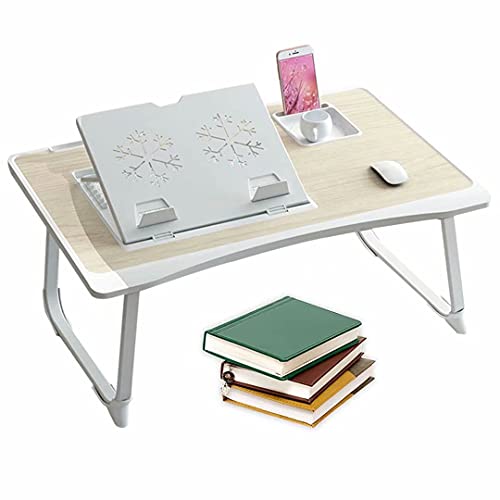 HGTRH Betttisch Holz Klappbar, Multifunktionales Schoßtablett Mit Tassenschlitz Frühstueck Notebook Ständer Mit Tablet-Schlitz Tragbares Notebook Faltbarer Zum Lesen Frühstücks Boden HGTRH Betttisch Holz Klappbar, Multifunktionales Schoßtablett Mit Tassenschlitz Frühstueck Notebook Ständer Mit Tablet-Schlitz Tragbares Notebook Faltbarer Zum Lesen Frühstücks Boden von HGTRH