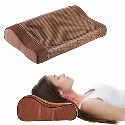 HGTRH Gesundheitskissen Nacken Und Rücken, Memory Foam Ergonomisches Seitenschläfer Kopfkissen Mit Waschbare Abnehmbarem Kissenbezug Für Seitenschläfer Rückenschläfer Und Bauchschläfer von HGTRH