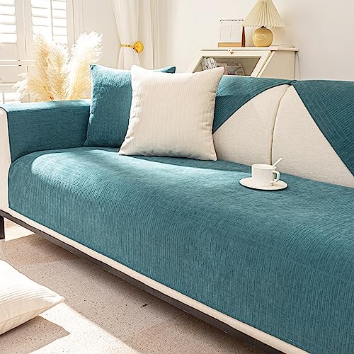 HGTRH Sofa üBerzug Hundeschutz, Couch üBerzug L Form für Katzen, Sofaschoner SitzfläChe rutschfest Sofabezug Sofa Sitzkissenbezug Weicher Chenille Sofa Schutzdecke für Wohnzimmer für Wohnzimmer von HGTRH