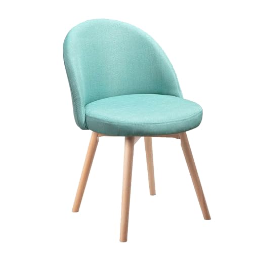 HGTRH Swivel Dining Chairs, Conference Chairs with Curved Backrest Upholstered Armchair with Solid Wood Legs Lounge Chair B 1pc HGTRH Swivel Dining Chairs, Conference Chairs with Curved Backrest Upholstered Armchair with Solid Wood Legs Lounge Chair B 1pc von HGTRH