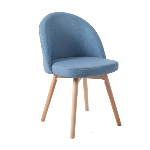 HGTRH Swivel Dining Chairs, Conference Chairs with Curved Backrest Upholstered Armchair with Solid Wood Legs Lounge Chair E 1pc HGTRH Swivel Dining Chairs, Conference Chairs with Curved Backrest Upholstered Armchair with Solid Wood Legs Lounge Chair E 1pc von HGTRH