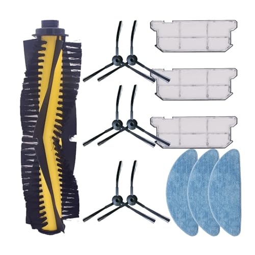 HGTYBCAR Roller Hauptseitenbürste Tuch Wischmopp Filter Hepa. Kompatibel mit V7S Pro V7S V7S Plus V7 Roboter-Staubsauger-Ersatzteil-Kits von HGTYBCAR