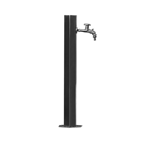 Freistehender vertikaler Frostschutzhahn for den Außenbereich, sechseckiger Wasserhahn zur Bodenmontage, 304 Edelstahl, schwarze Retro-Wassersäule for den Garten Freistehender vertikaler Frostschutzhahn for den Außenbereich, sechseckiger Wasserhahn zur Bodenmontage, 304 Edelstahl, schwarze Retro-Wassersäule for den Garten von HGTYDV2