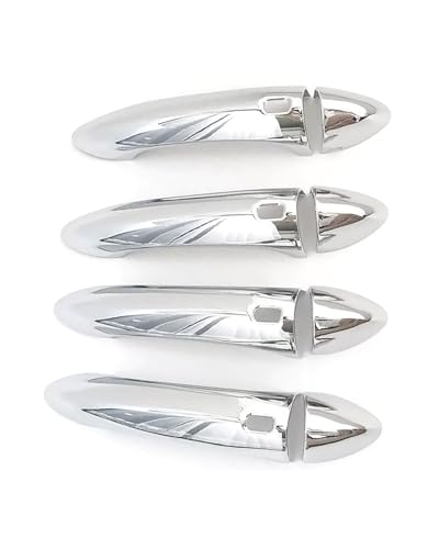 HGYFS5 Scratch Protection 4-fach Smart Türschutz-Set Für Buick Regal 2018-2023 Bohrungsfreie Griffleiste Mit Schalenabdeckung Außenzubehör Anti-Scratch Covers(Electroplating) von HGYFS5