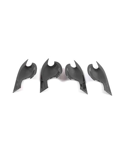 HGYFS5 Scratch Protection Doppel-Smart Chromleiste Für Axela 2020 Kratzfeste Außentürschalen-Abdeckung Anti-Scratch Covers(Blade-door bowl carbon fiber) von HGYFS5