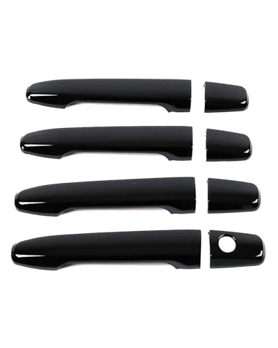 HGYFS5 Scratch Protection Einloch-Türgriffdekoration Mit Kratzschutz Für C4 Aircross (Bj.2013-2016)(Bright black) von HGYFS5